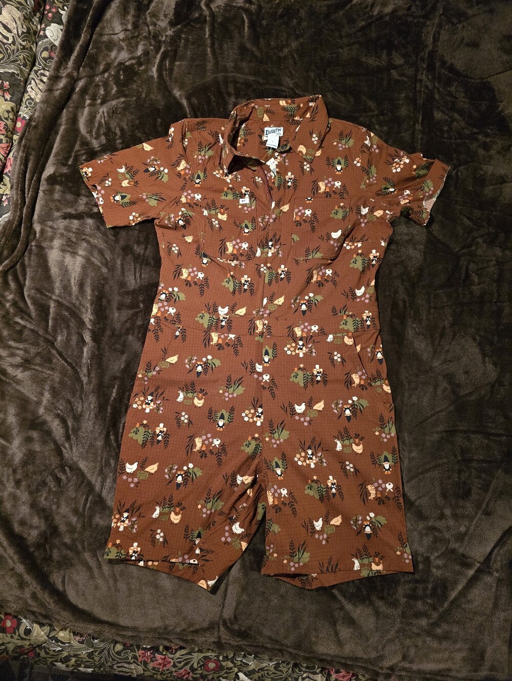 Heirloom Gardening Short Coveralls